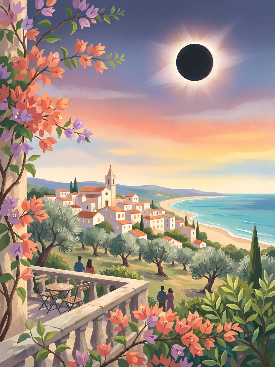 Poster: Cádiz, Jerez and the Bolonia Eclipse: 4 Days