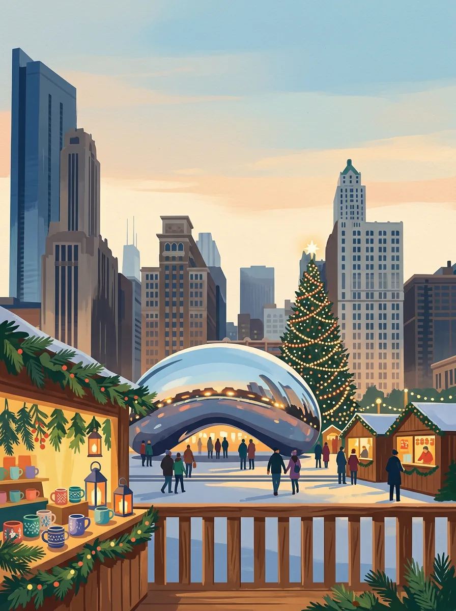 Poster: Christmas in Chicago
