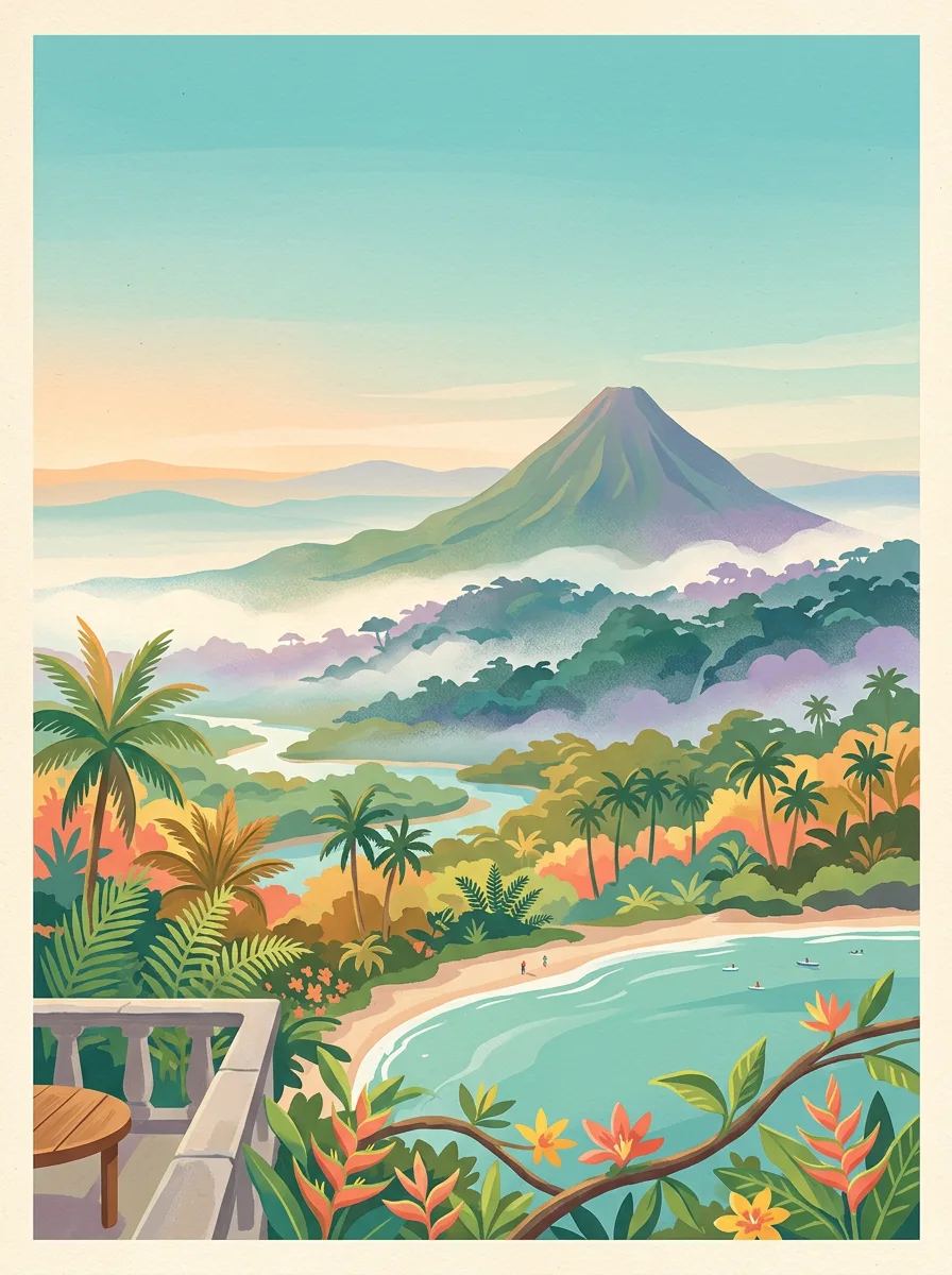 Poster: Costa Rica in 7 days
